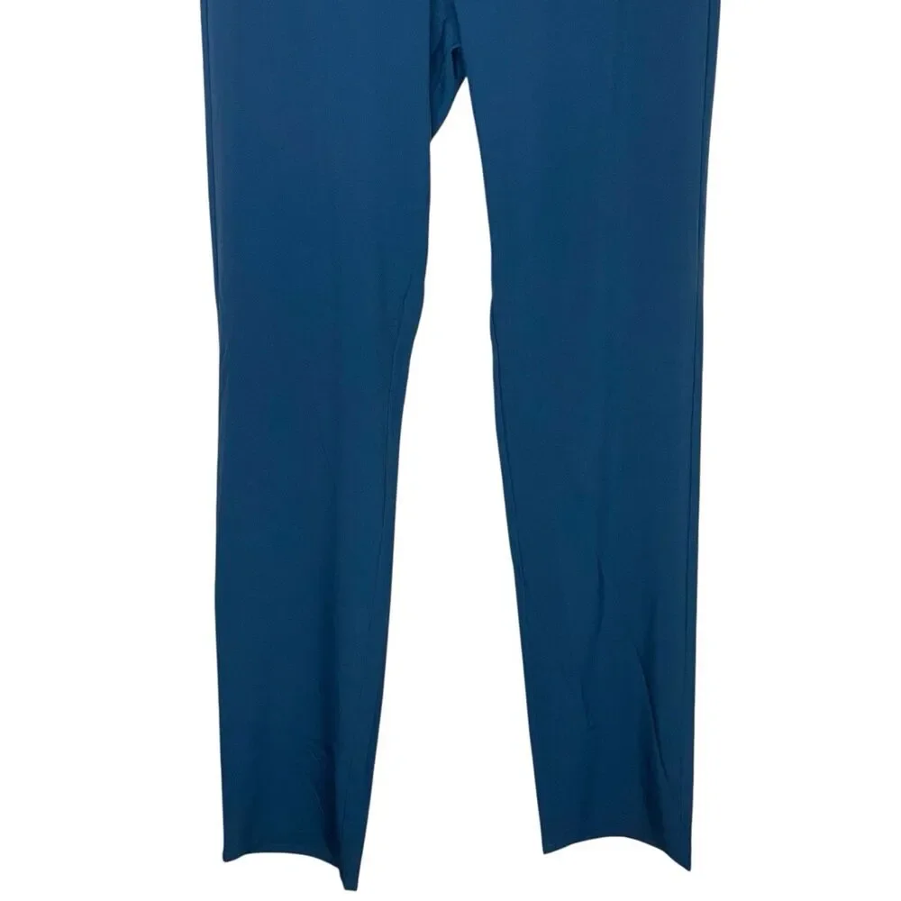 AG Adriano Goldschmied Golf Pants 33x34 Blue Straight Trousers Green Label NEW